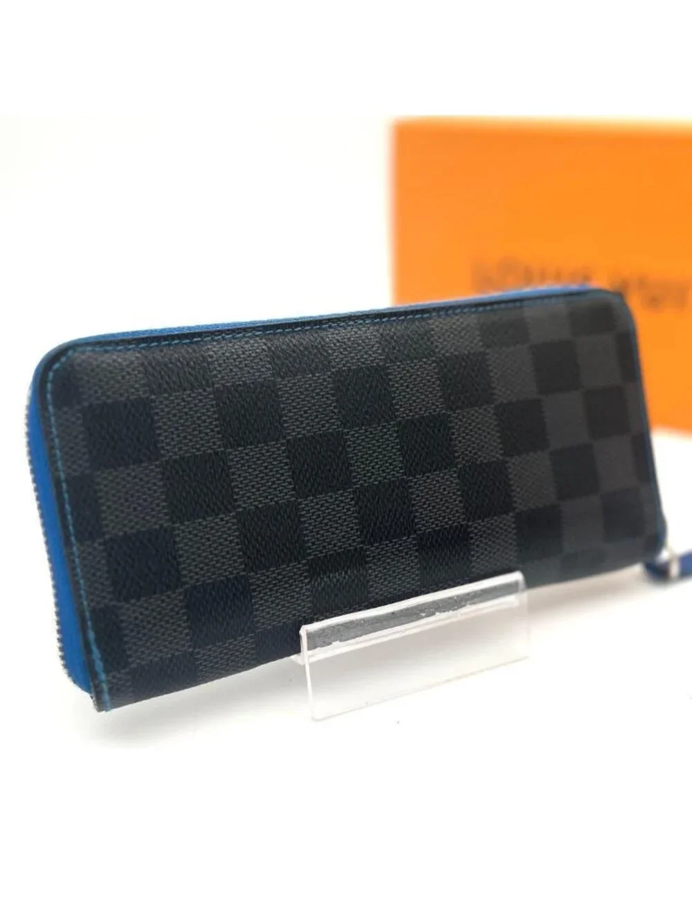 Louis Vuitton Damier Graphite Portefeuille Vasco Zip Around Wallet